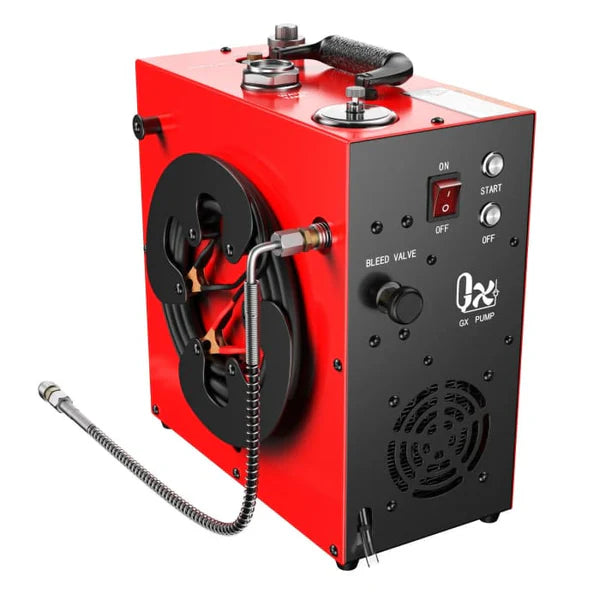 12V/220V TITANIUM MINI HIGH PRESSURE COMPRESSOR, 13L/MIN, AUTO STOP 300 BAR FILL PRESSURE