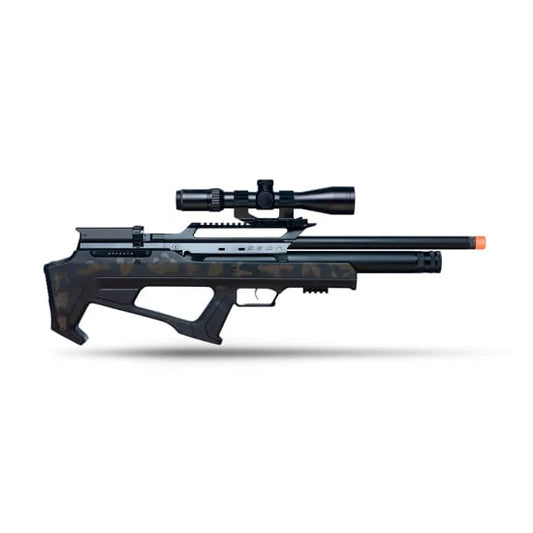 EFFECTO  Effecto Zeon, Khaki Camo Model PCP Air Rifle 5.5mm 46cm Choked Barrel