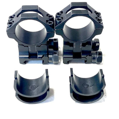 Height Adjustable Scope Mount Set for 25mm and 30mm Scope Tubes