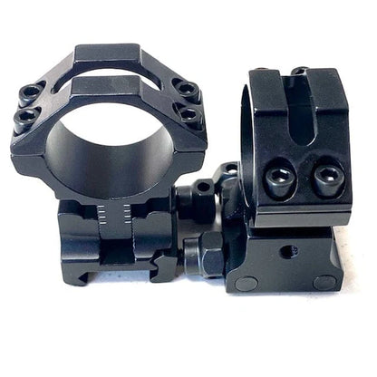 Height Adjustable Scope Mount Set for 25mm and 30mm Scope Tubes