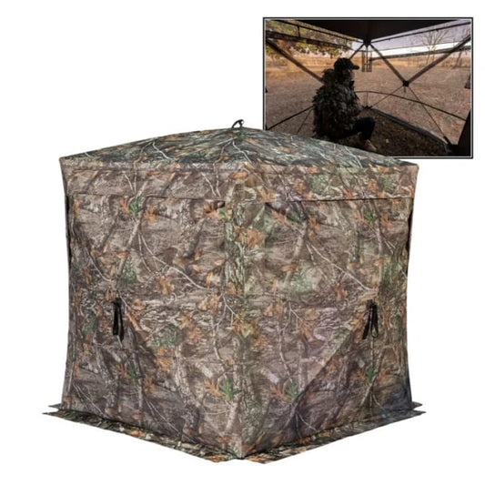 Hunting / Photography Blind / Hide 270 Degree - One-Way Visibility with Silent Openings