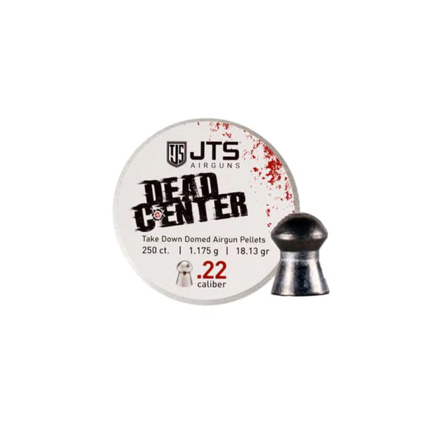 JAC100 JTS Dead Center Precision .22 Cal 18.1 Grain Domed Pellets / 250qt