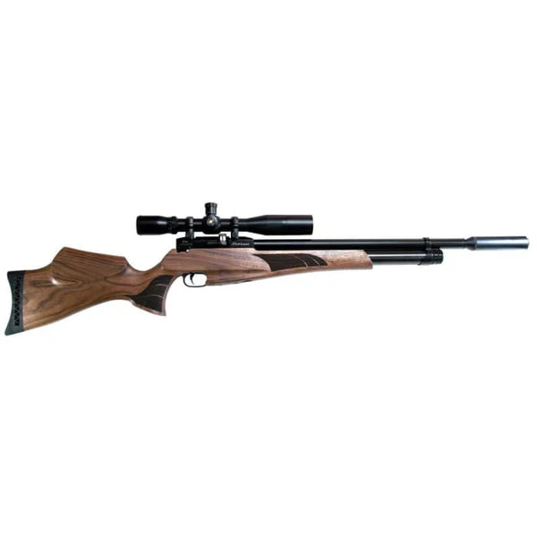 JKHan Noblesse Standard Walnut Stock PCP Air Rifle In .22cal