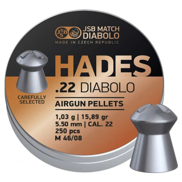 JSB Hades 5.5mm, 500 per Tin, 15.86 Grain