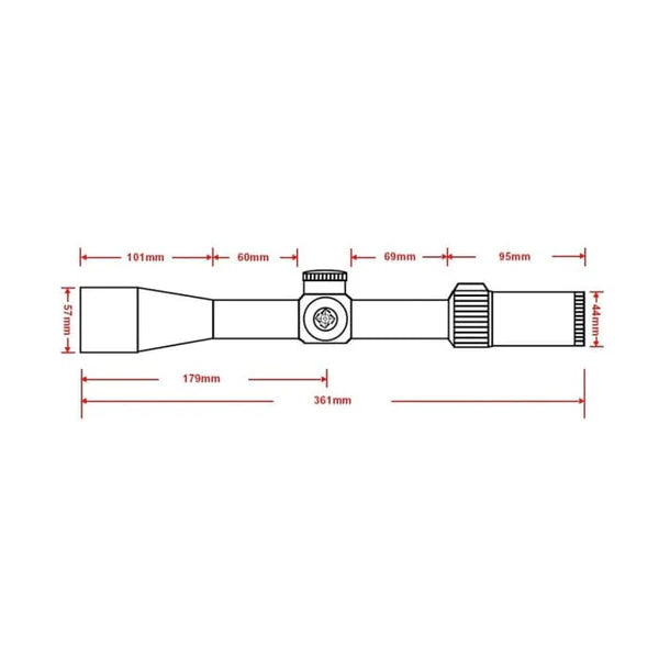 Marcool 6-24 X 50 SFIR FFP Scope