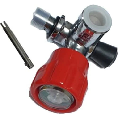 Spare Cylinder Tap/Valve With Gauge