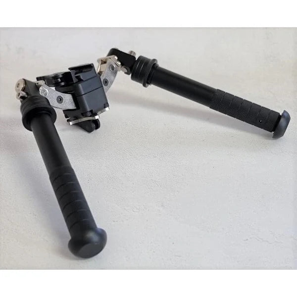 Tactical Bipod - Aluminum Long Leg, Light Weight Adjusts from 210mm - 315mm, 10° Left and Right and 0°, 22°, 45°, 90°