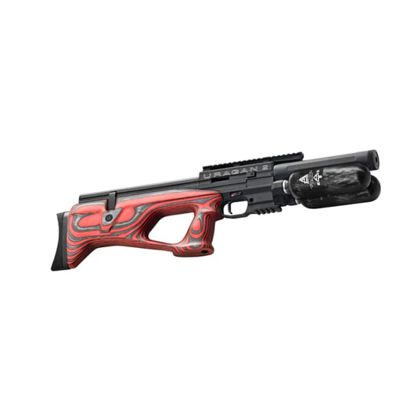 Uragan 2 PCP Bullpup, Compact Prince - Red Laminate Stock - 5.5mm