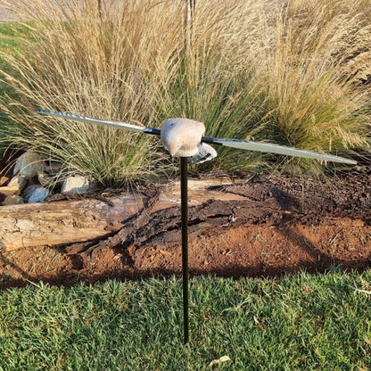 Dove Decoy - Pigeon on Spike With Rotating Wings